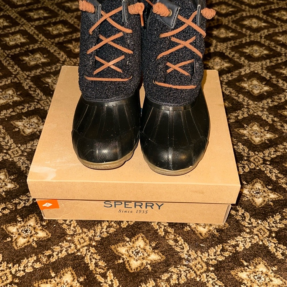 Sperry Women Black and Brown Boots